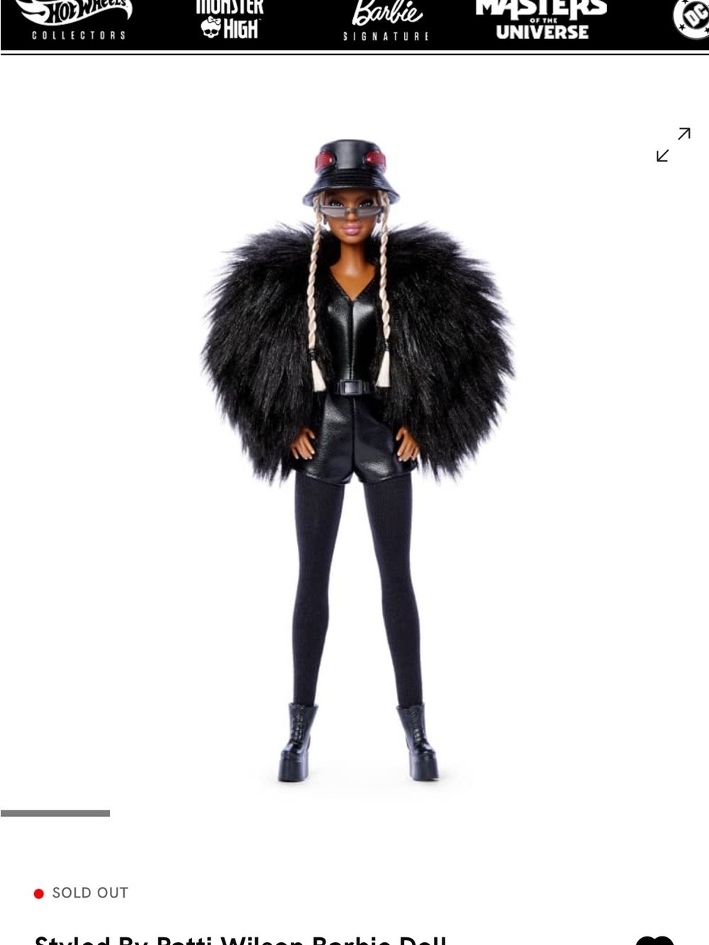 Patti Wilson Barbie Doll SOLD OUT AT MATTEL NRFB